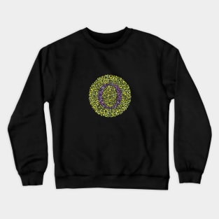 Letter O Ishihara Test Crewneck Sweatshirt